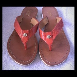 Coach Sandals coral / pink